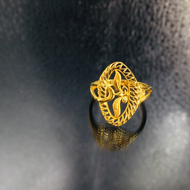 22k Gold Plain Traditional Ring