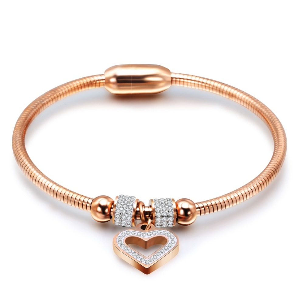 Steel bracelet "love"