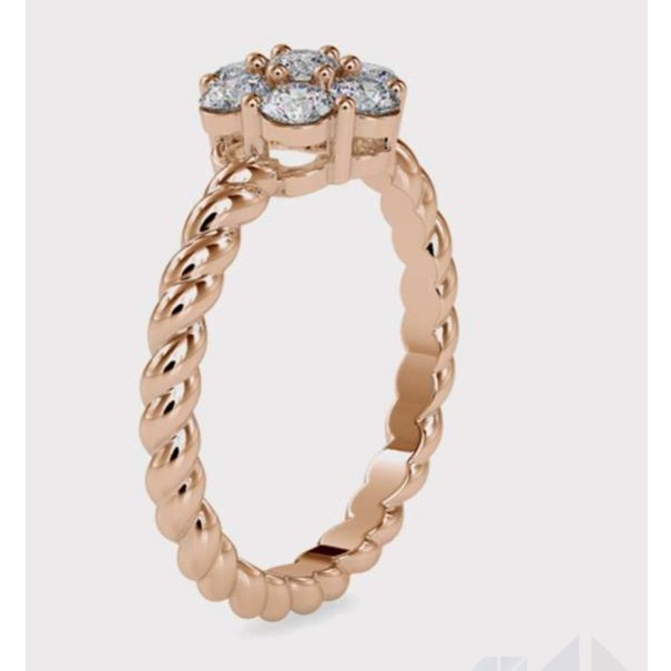 1.99 ct. diamond prongs and 4.65 gms 18k gold,platinum unisex ring