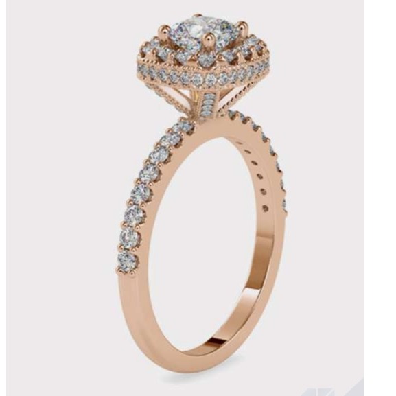 18k gold ring 1.82 gms wt. 0.28 ct. round shape diamond