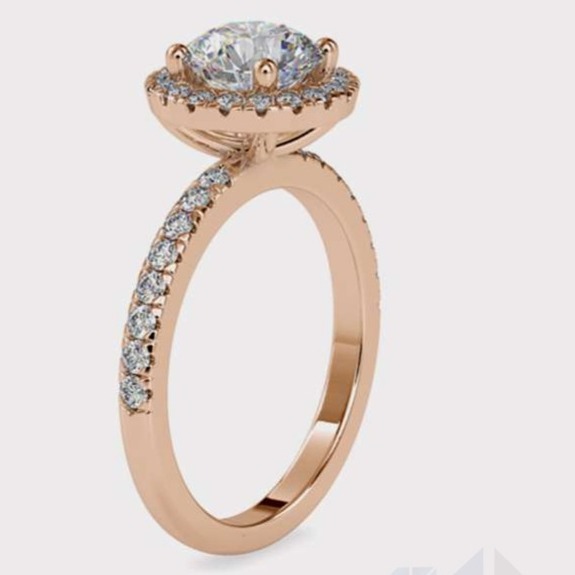 18k gold ring 2.17 gms wt. 0.53 ct. pear shape diamond