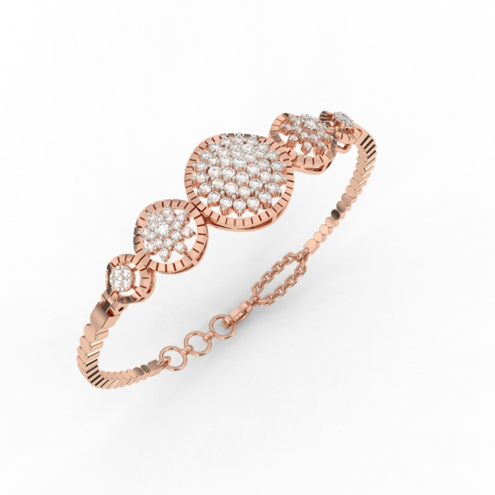 Patite Interleced Diamond Bracelet