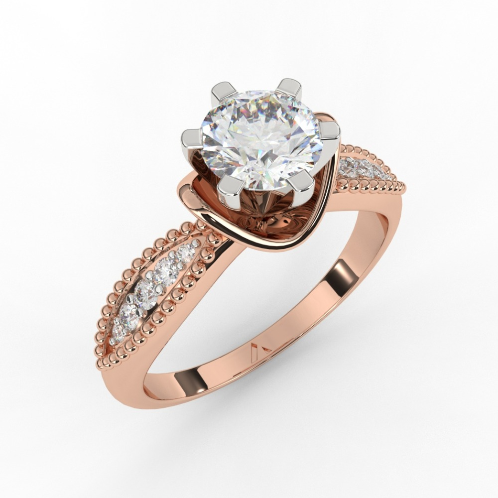Divine Round Cut Celebrity Ring