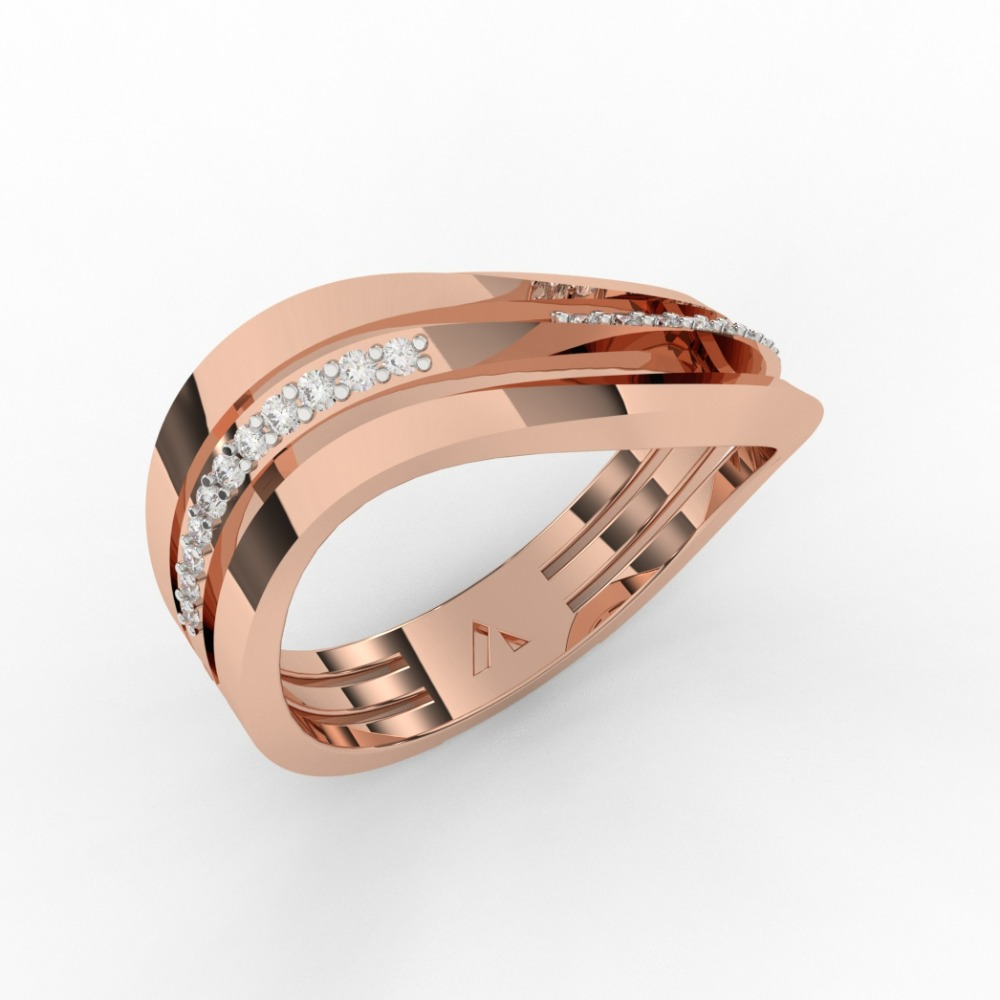 Statement Diamond And Gold Ring