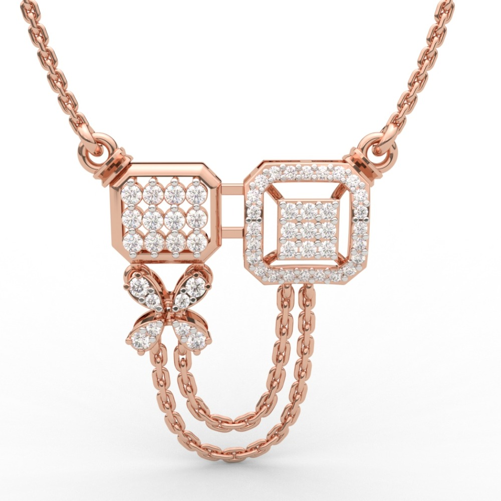 Luxurious Diamond And Gold Pendant