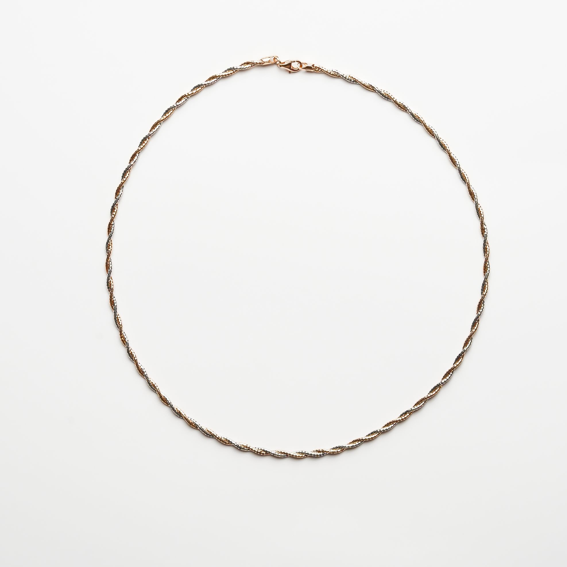 Rositaa 925 Sterling Stylish Rose Gold & Silver Chain