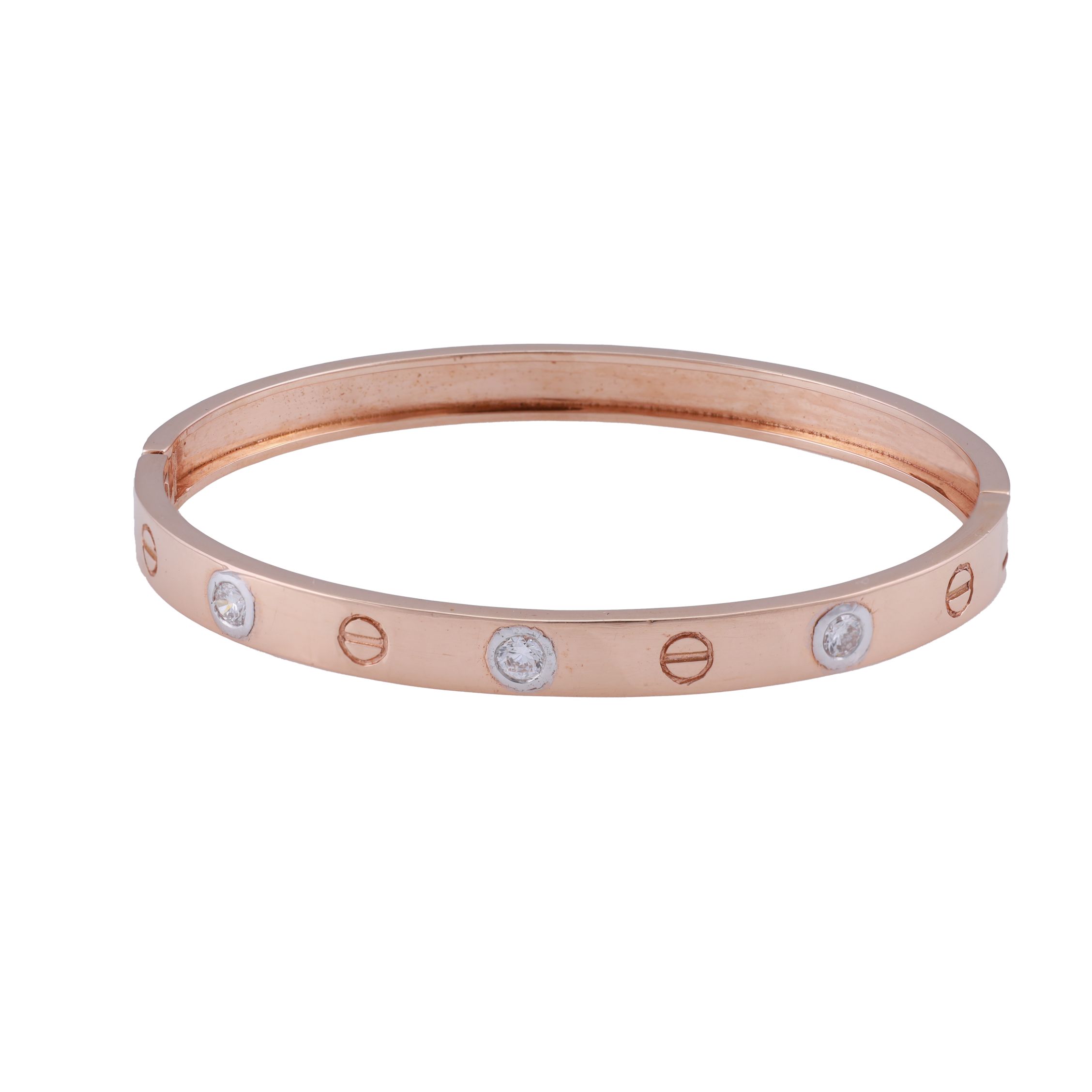 18K Gold Lab Grown Diamond Bracelet For Women