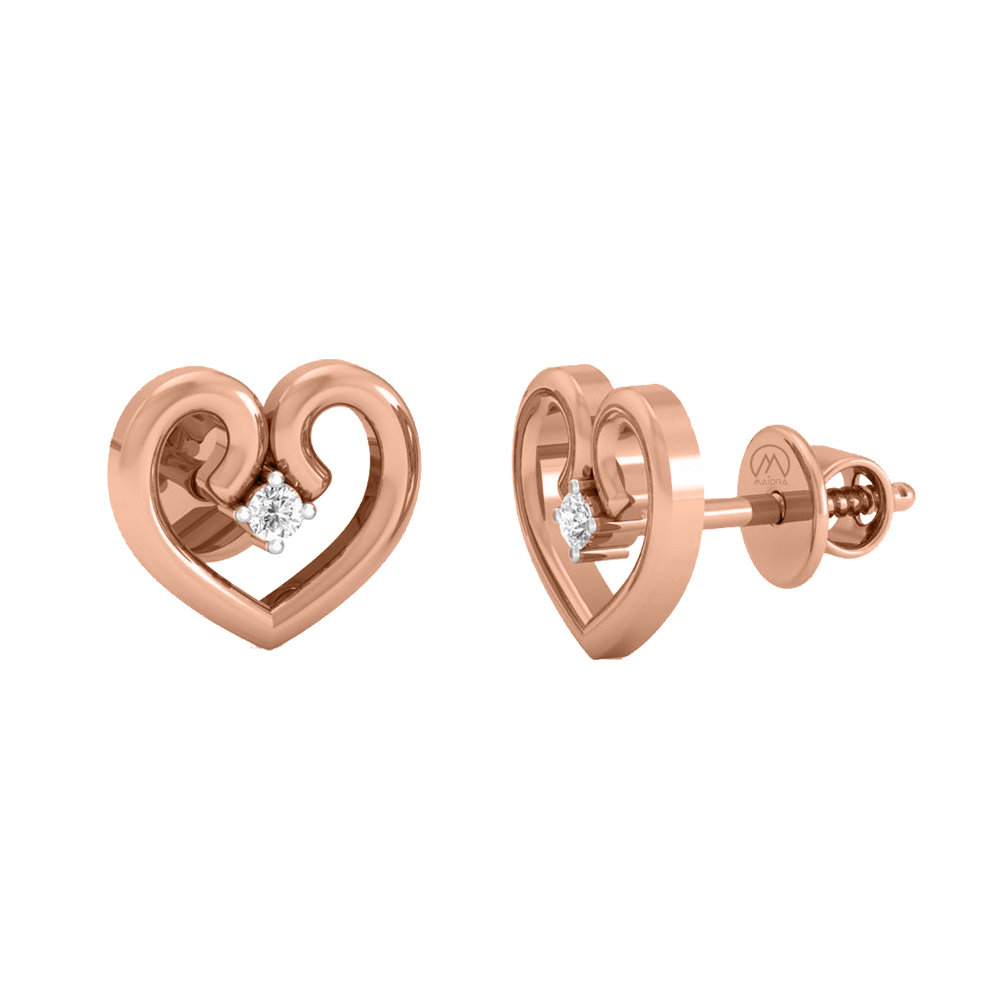 14K Gold Unique Diamond Earring JER20