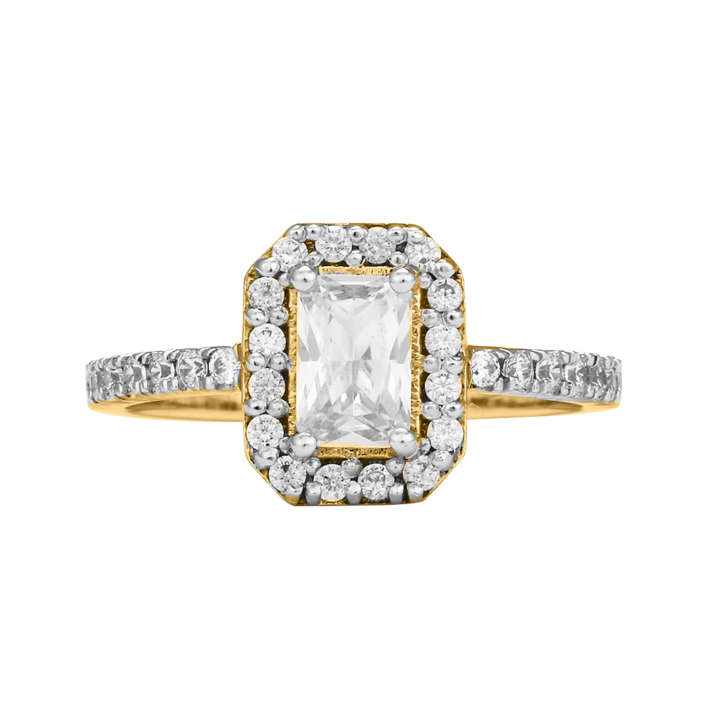 14K Gold Dazzling Diamond Ring JLR55