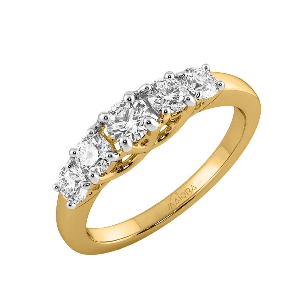 14K Gold Elegant Diamond Ring JLR12