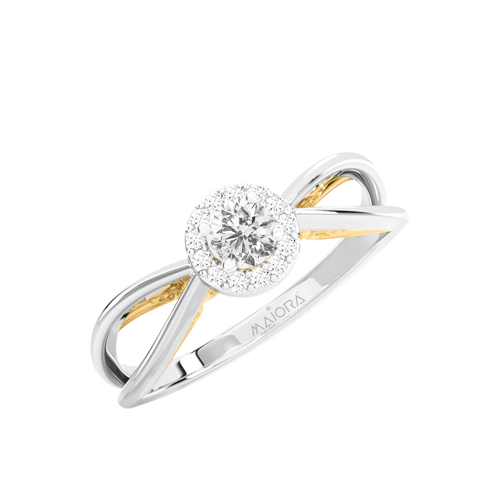 14K Gold Dazzling Diamond Ring JLR07