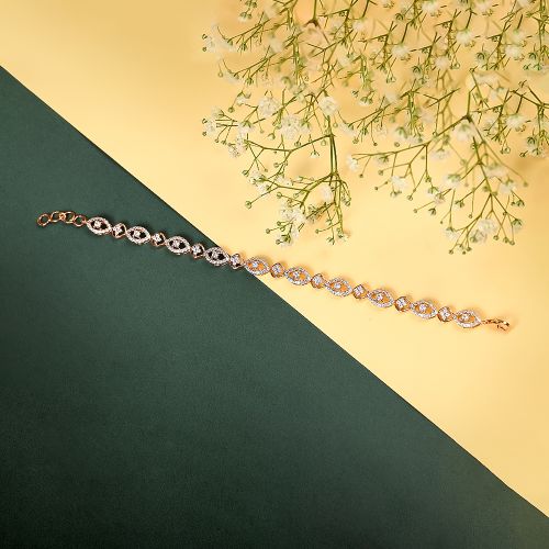 14K Gold Delicate Diamond Bracelet JBRC11