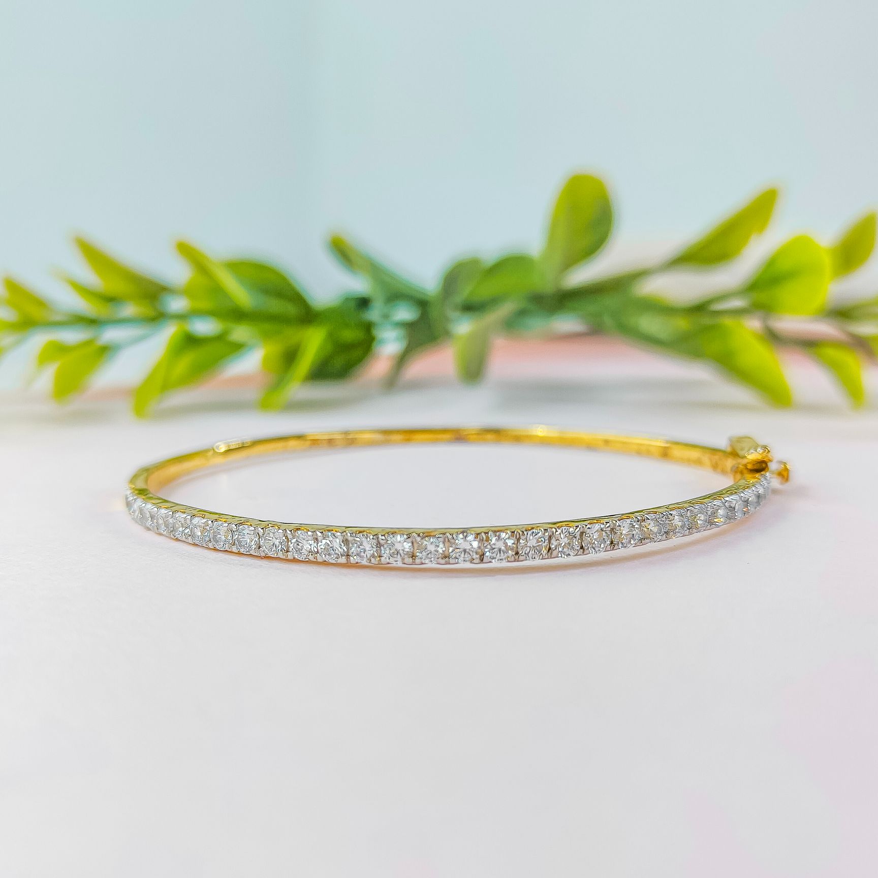 14K Gold Handmade Diamond Bracelet JBRC03