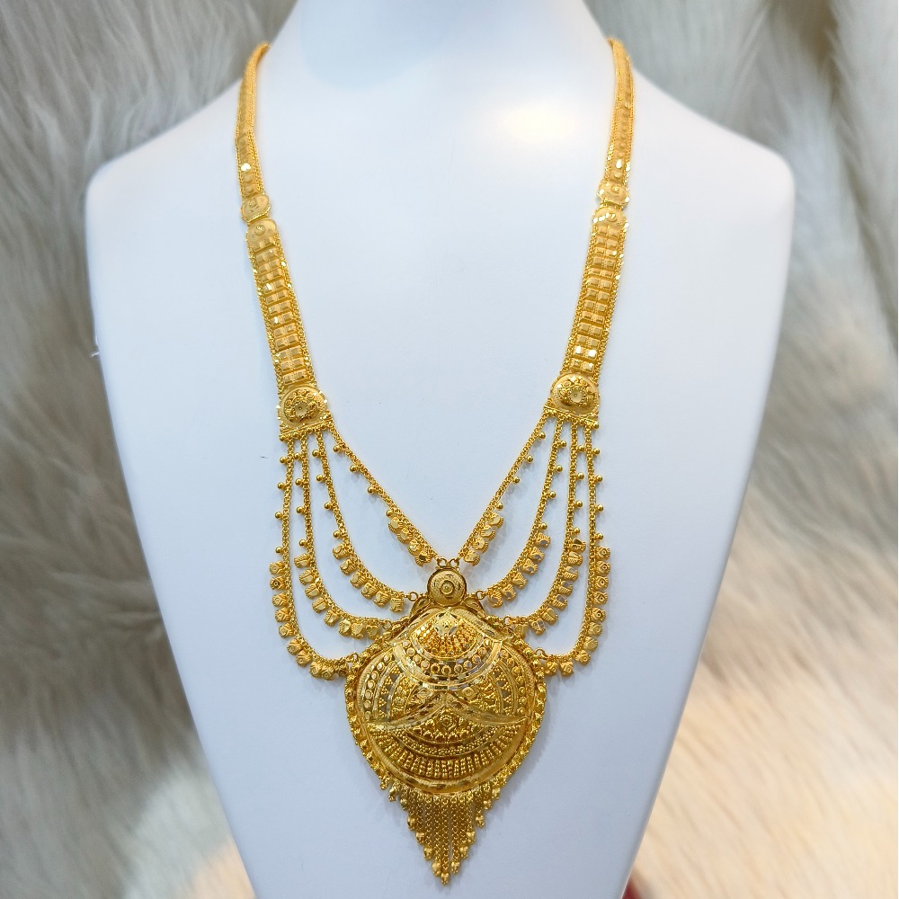 916 gold kalkatti design rani haar