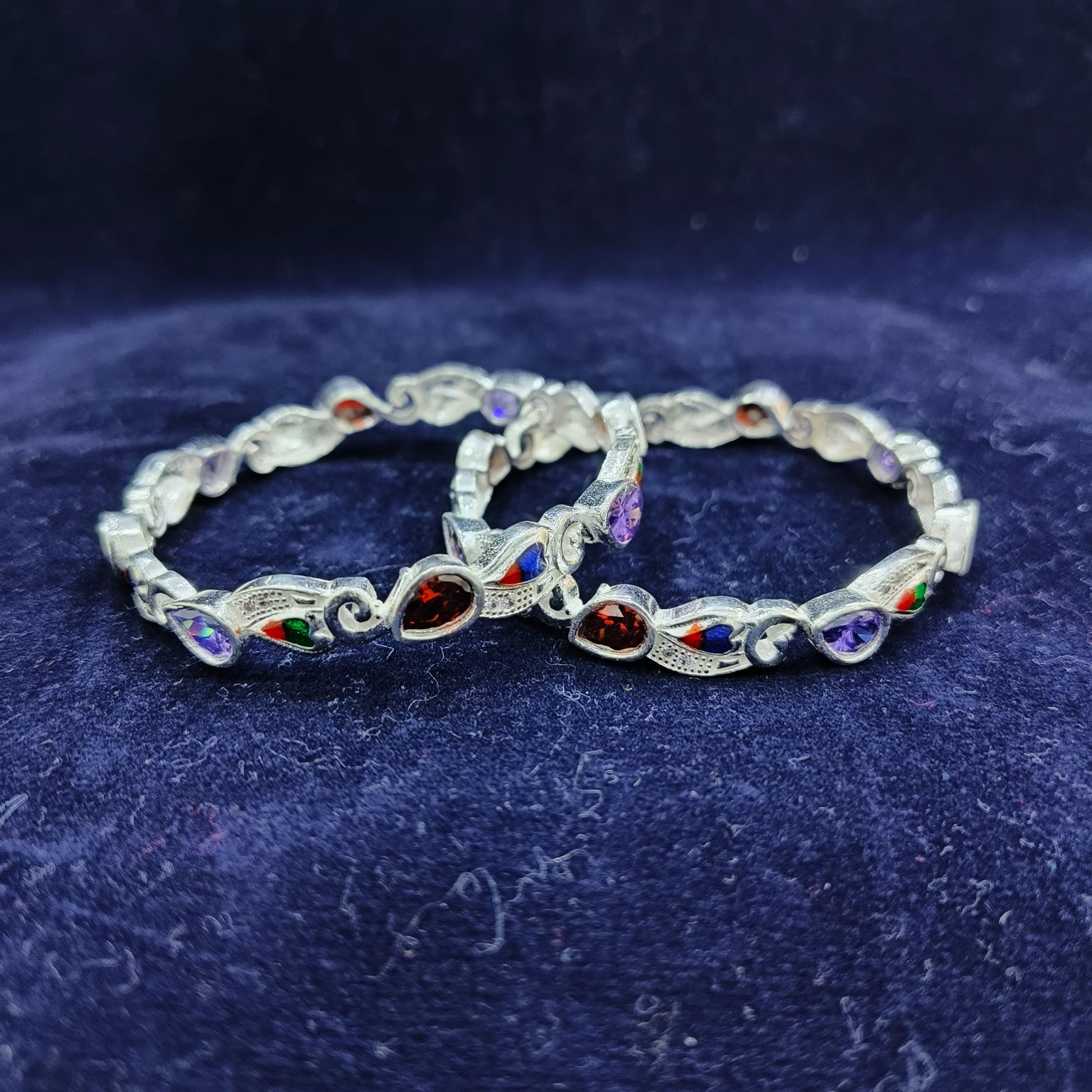 Silver Stylish Bangles