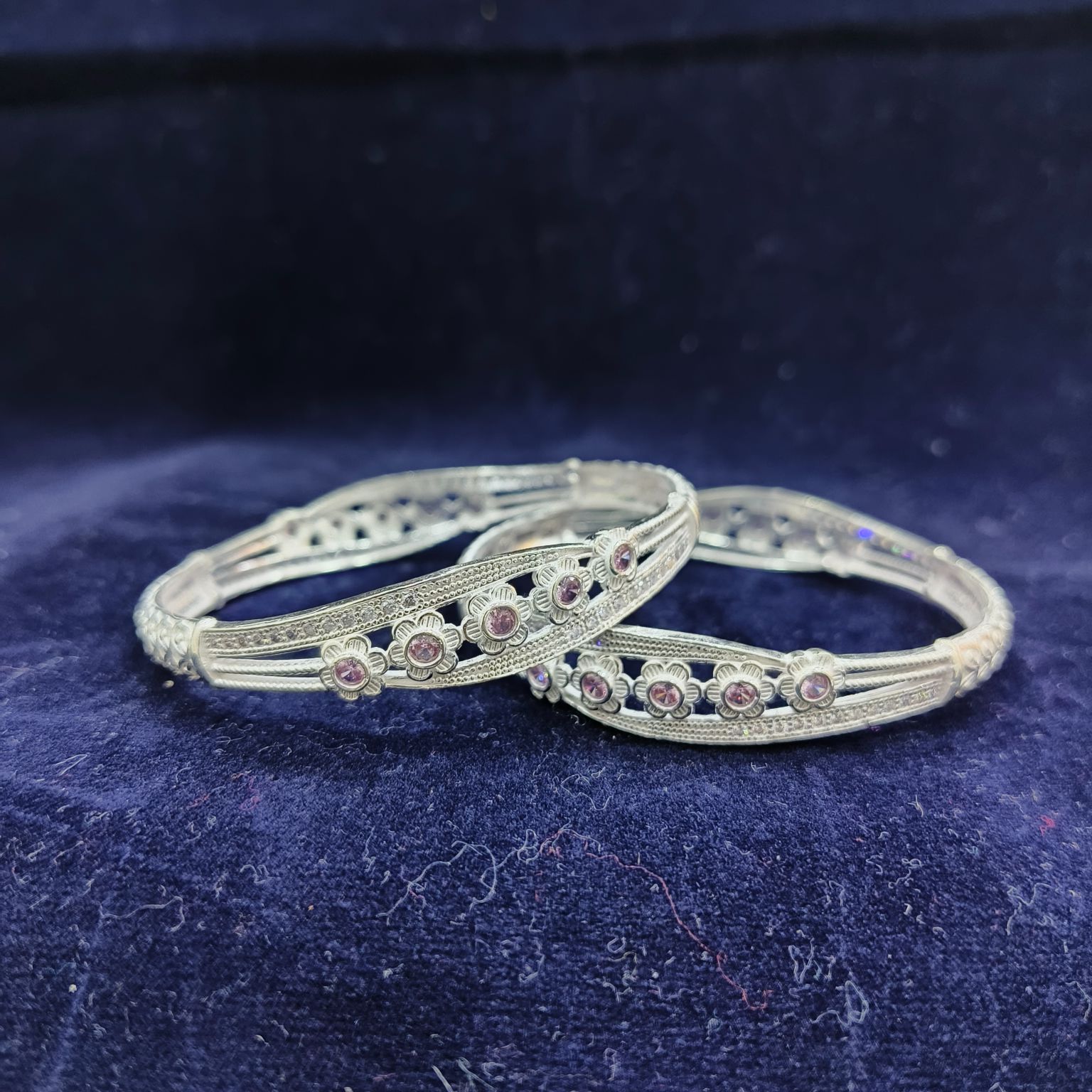 Silver Designer Bangles