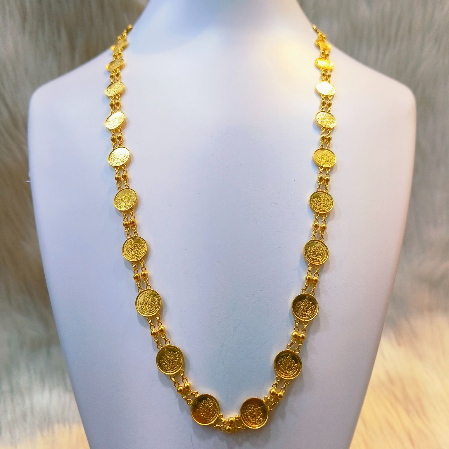 22K Gold Laxmi Design Haar