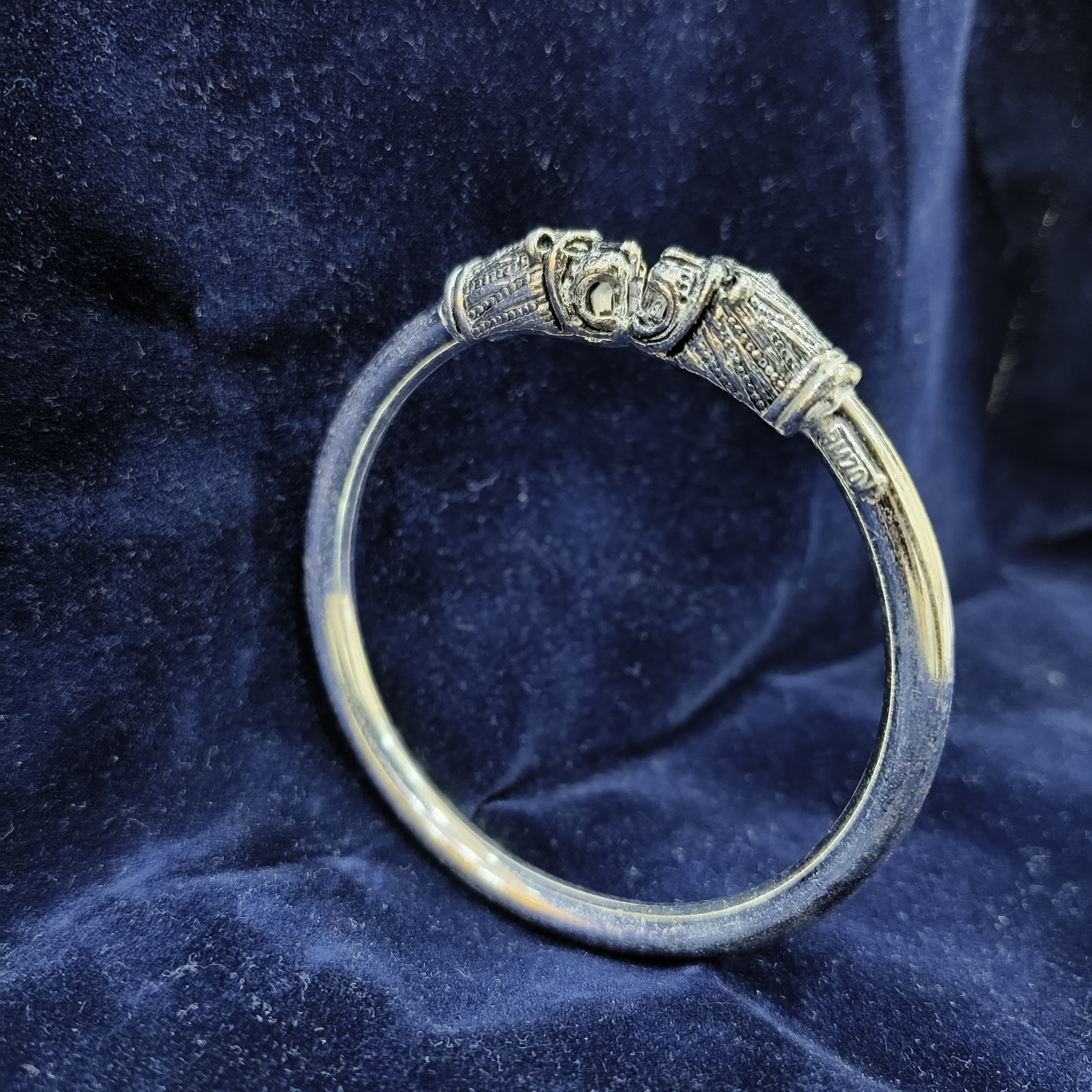 Silver Tiger Design Kada