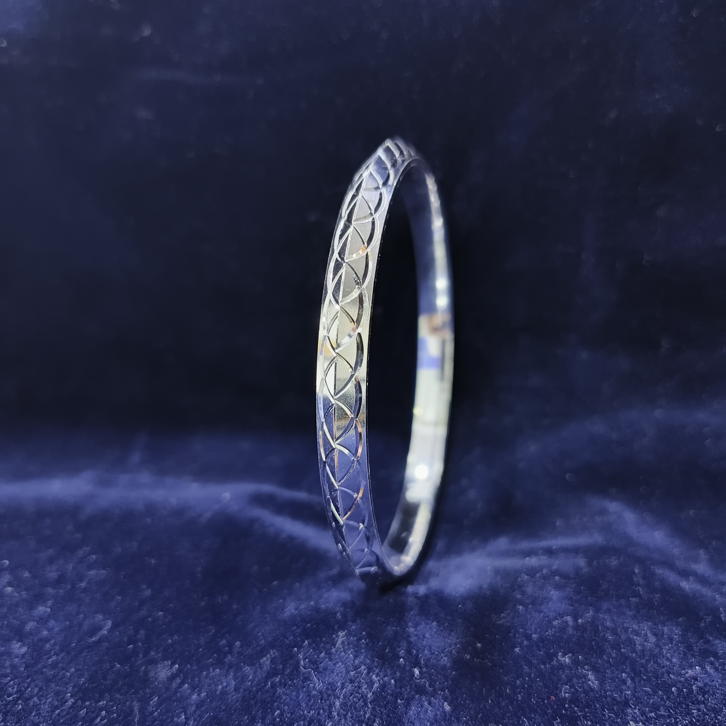 925 Silver Unique Mens Kada