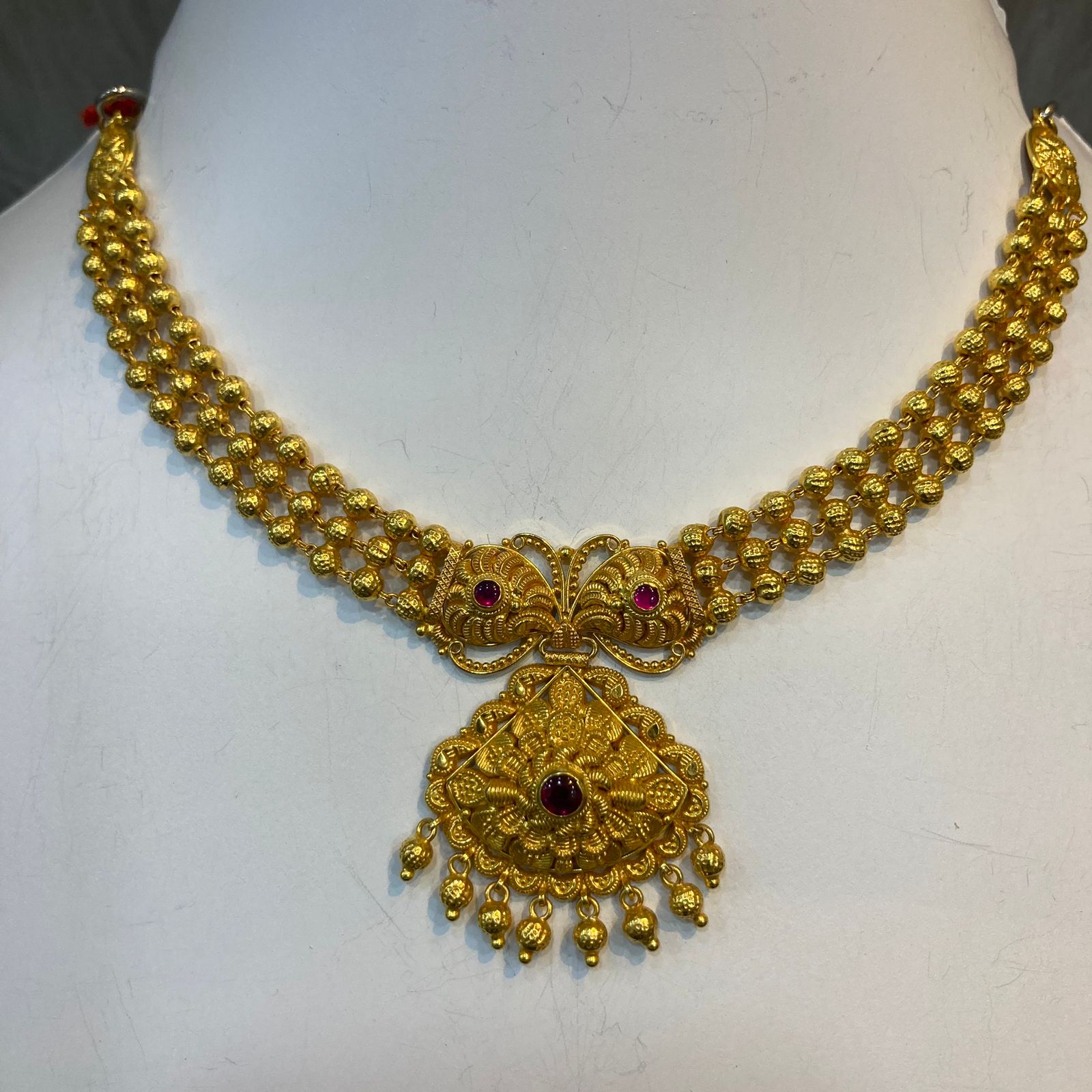 22K Gold Wedding Necklace