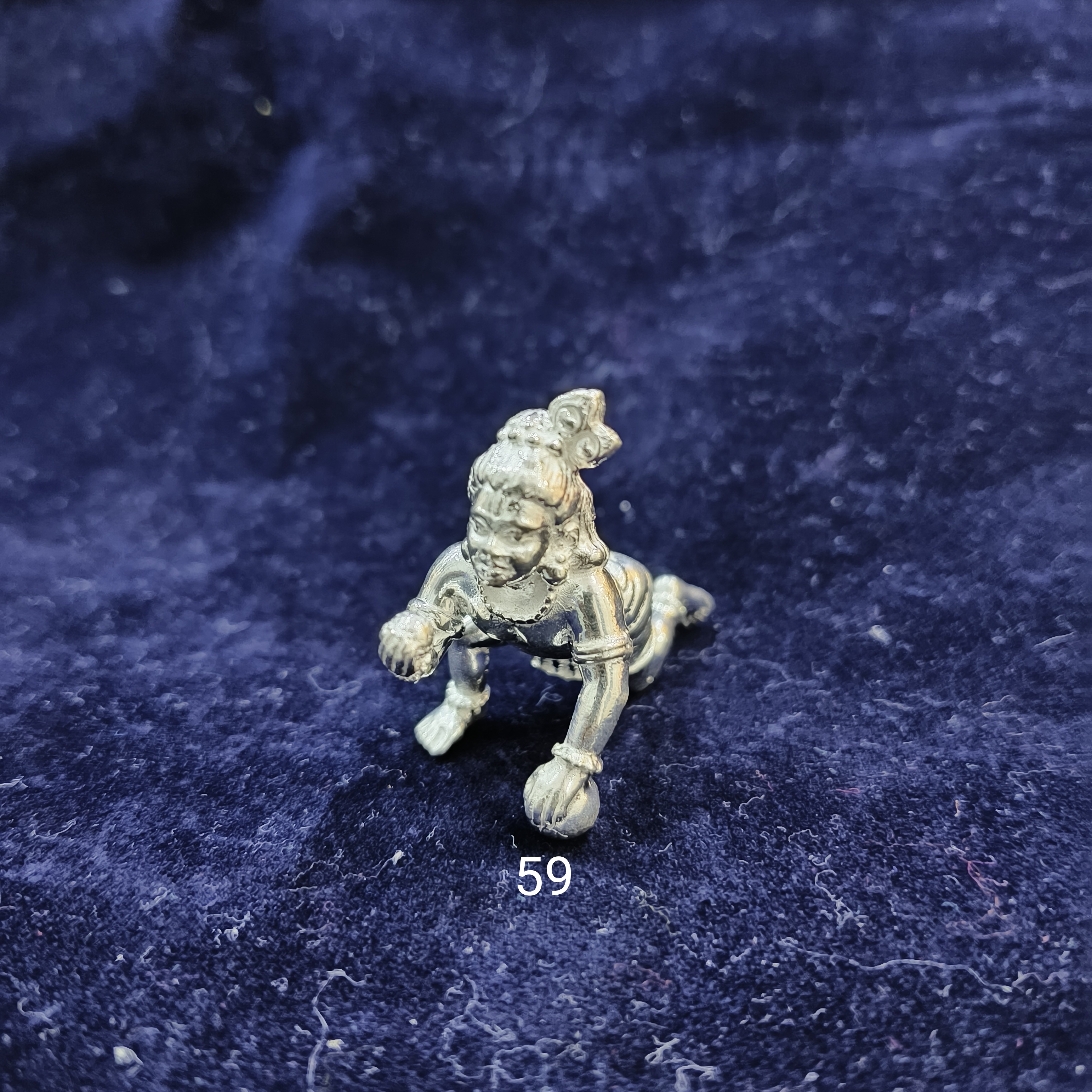 Silver bal gopal murti