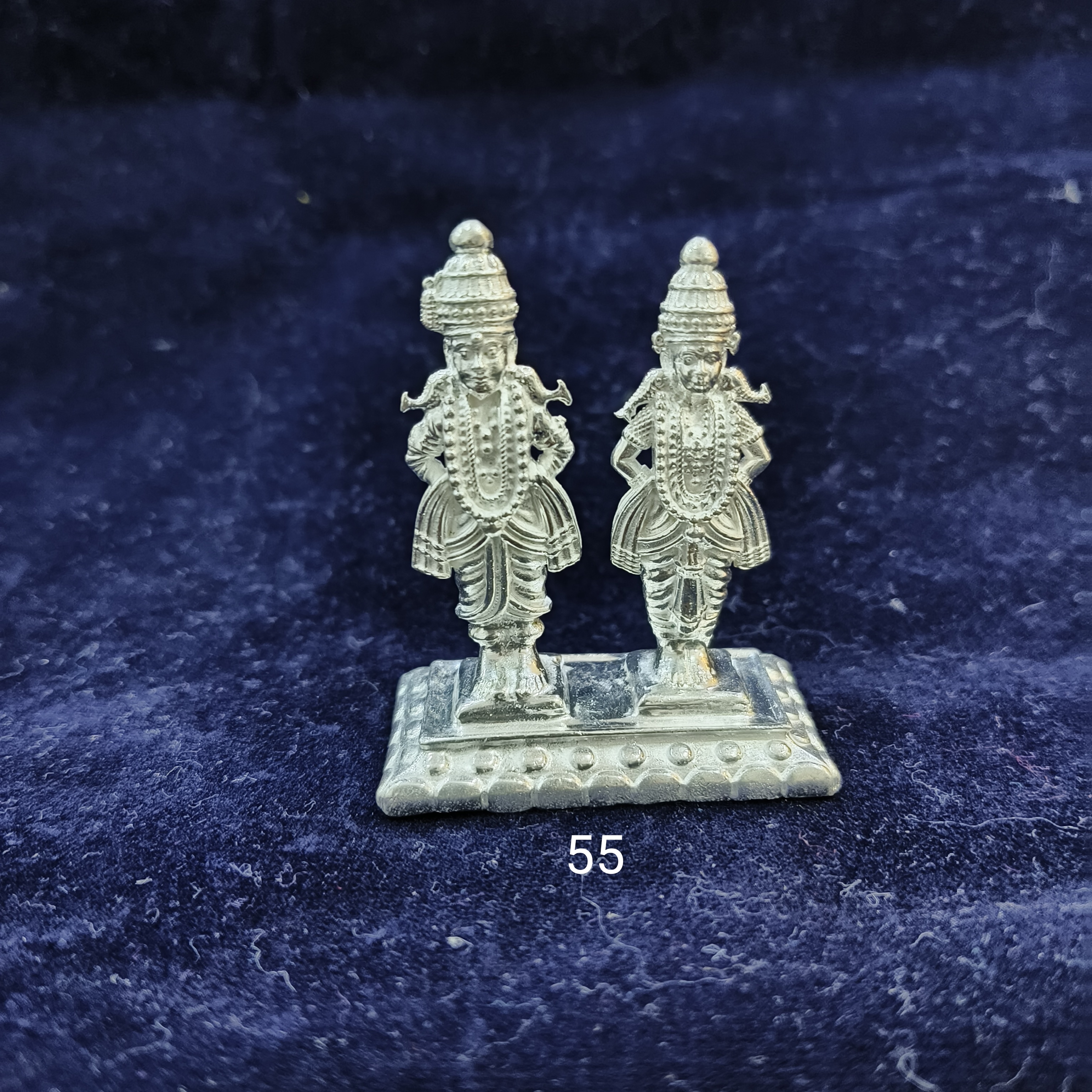 Silver vitthal rukmai murti