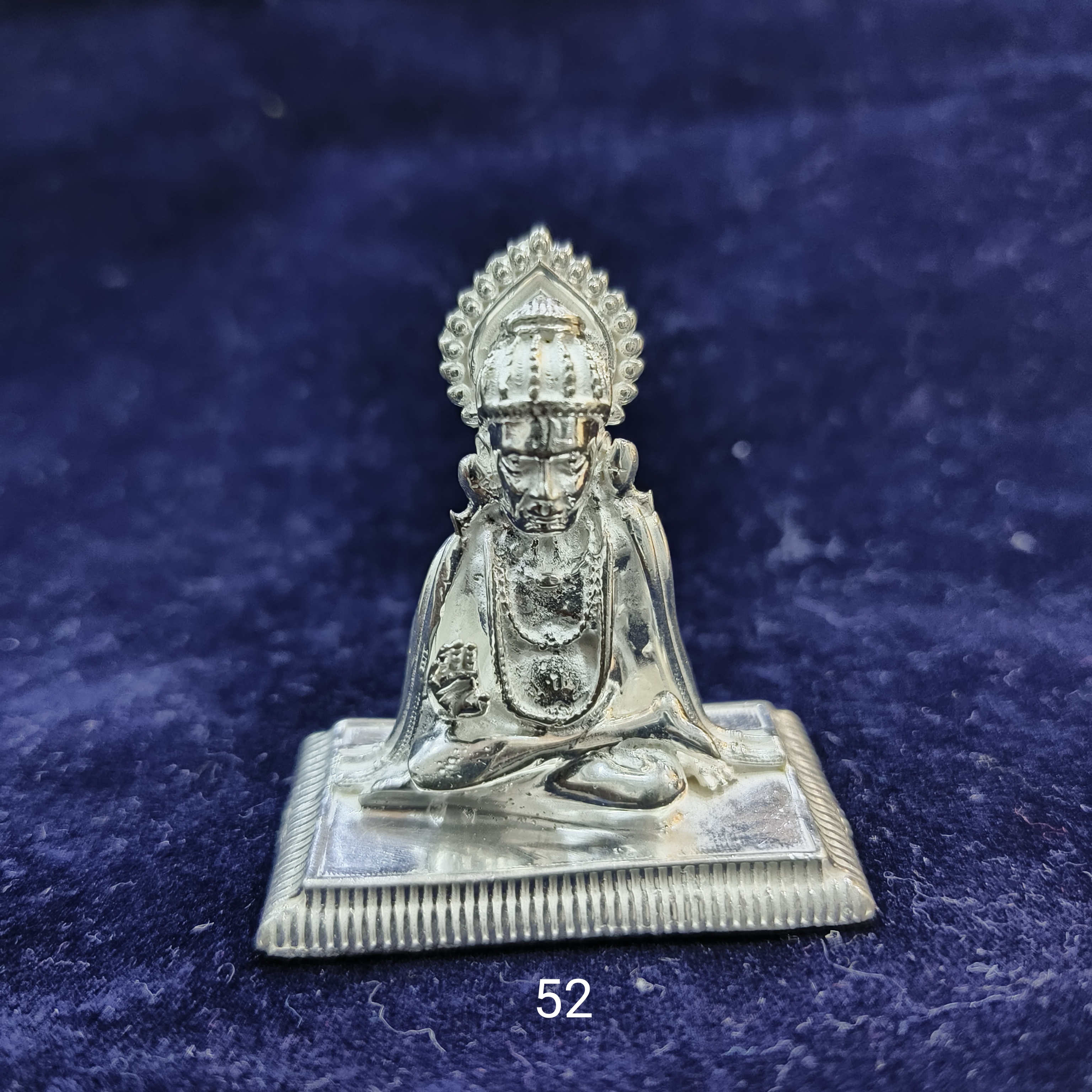 Silver swami samarth idol