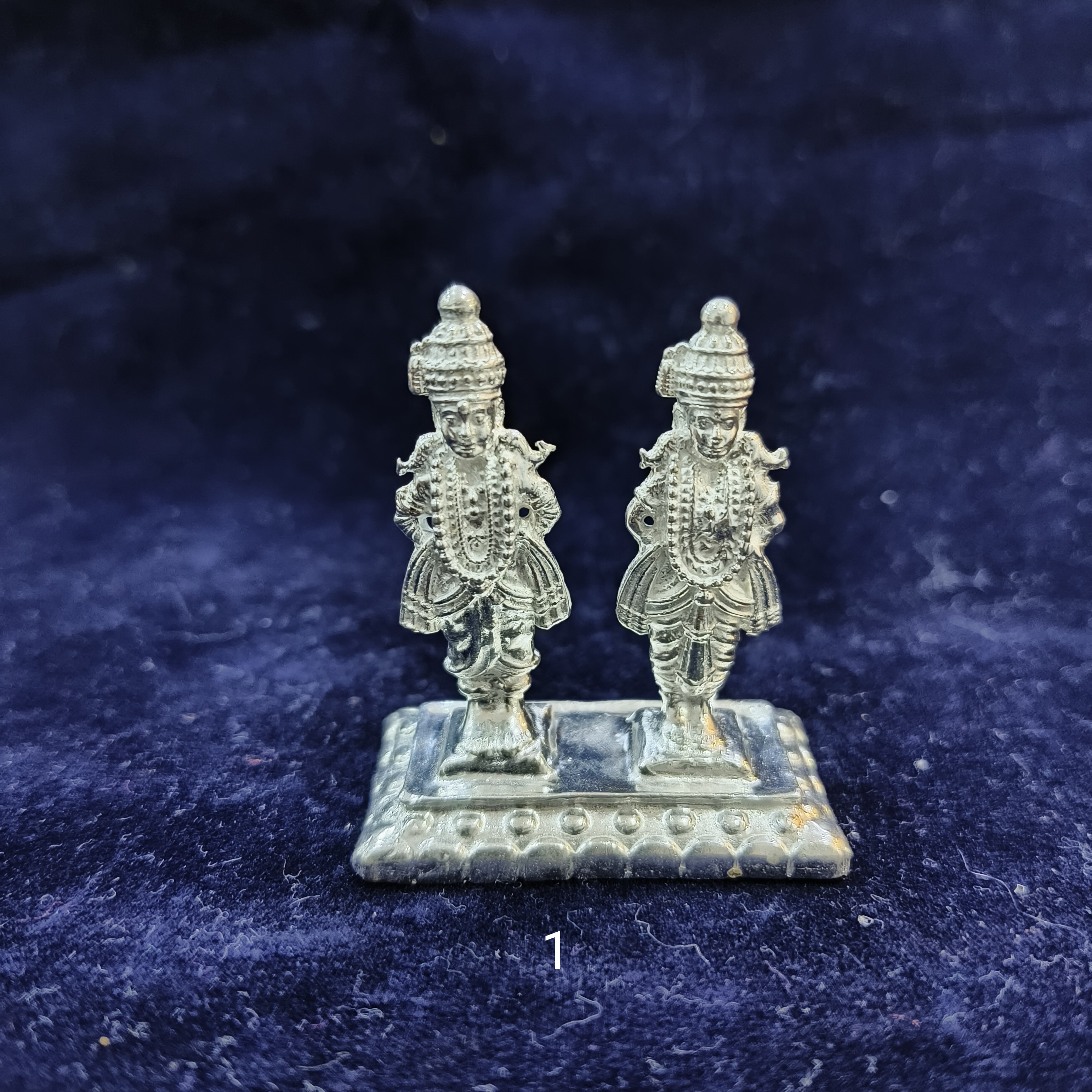 Silver vitthal rukmai murti
