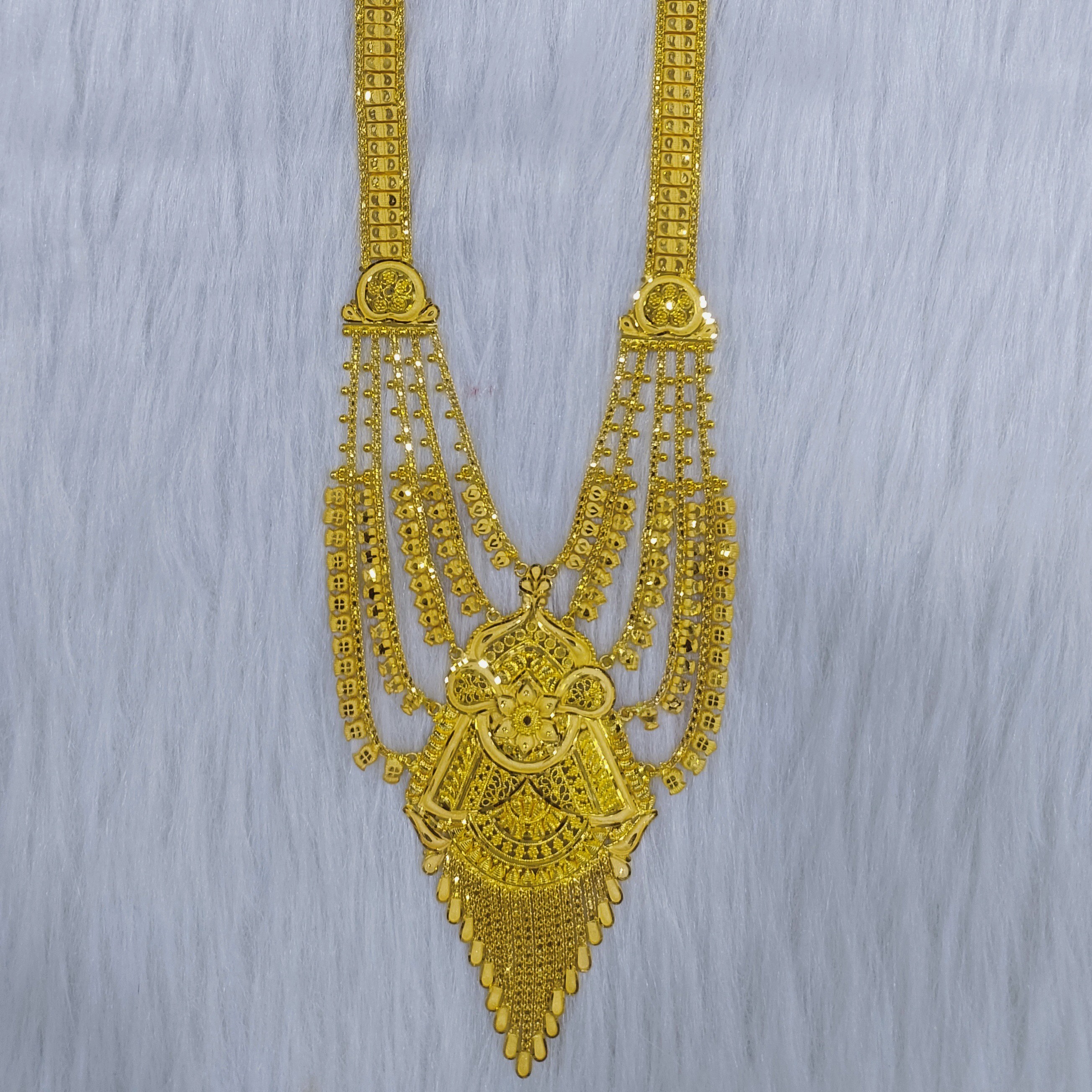916 gold stylish long ranihaar