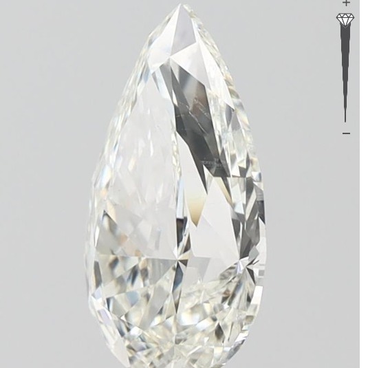 2.01 Pear Natural Diamond (Heera)