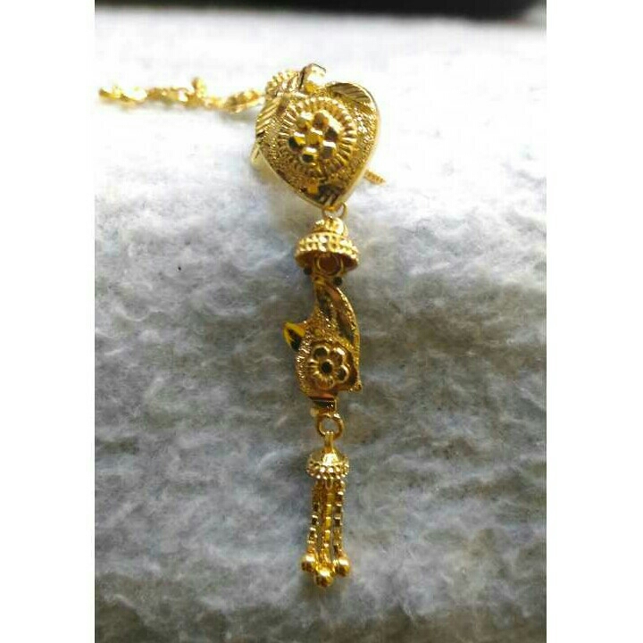 22KT Gold long Earrings