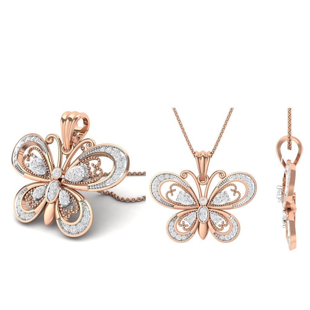Butterfly Design Pendant PSP1770