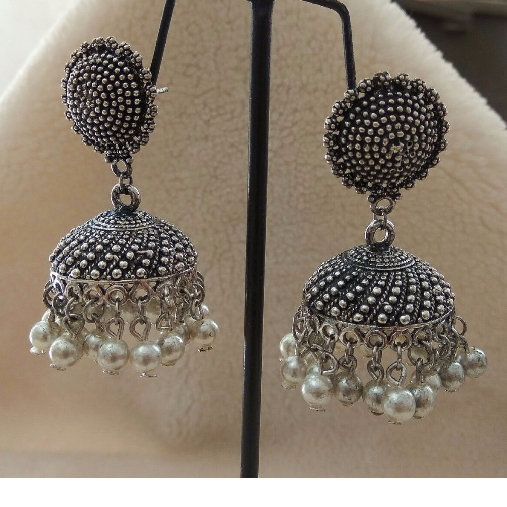 Hand Crafted German Silver Earrings