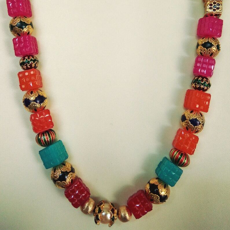 Multi Stone Fashion Mala Chain
