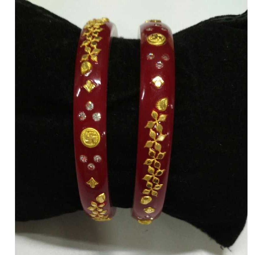 916 Gold Ladies Designer Bangles