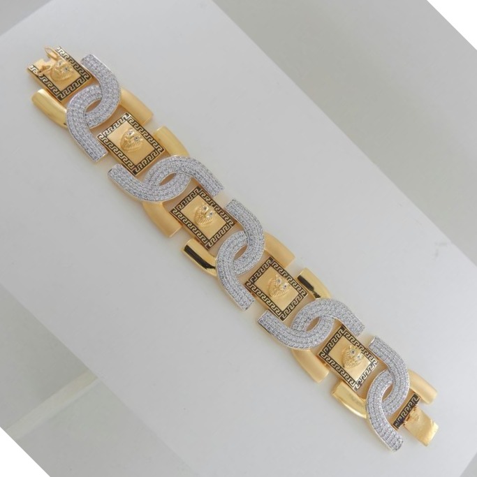 22ct hallmarked fancy casting Bracelet SC-B045