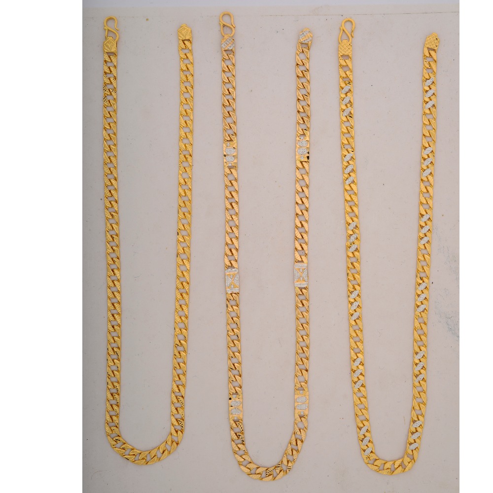 22kt hallmarked fancy singapore chain sc-c036