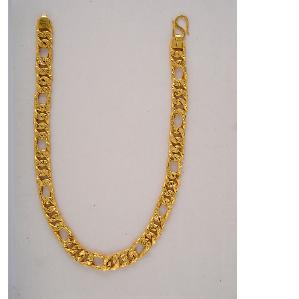 22KT hallmarked fancy sachin Chain SC-C024