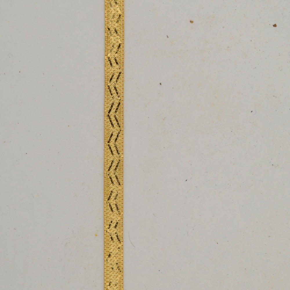 22KT hallmarked fancy machine Chain SC-C022 - Image 2