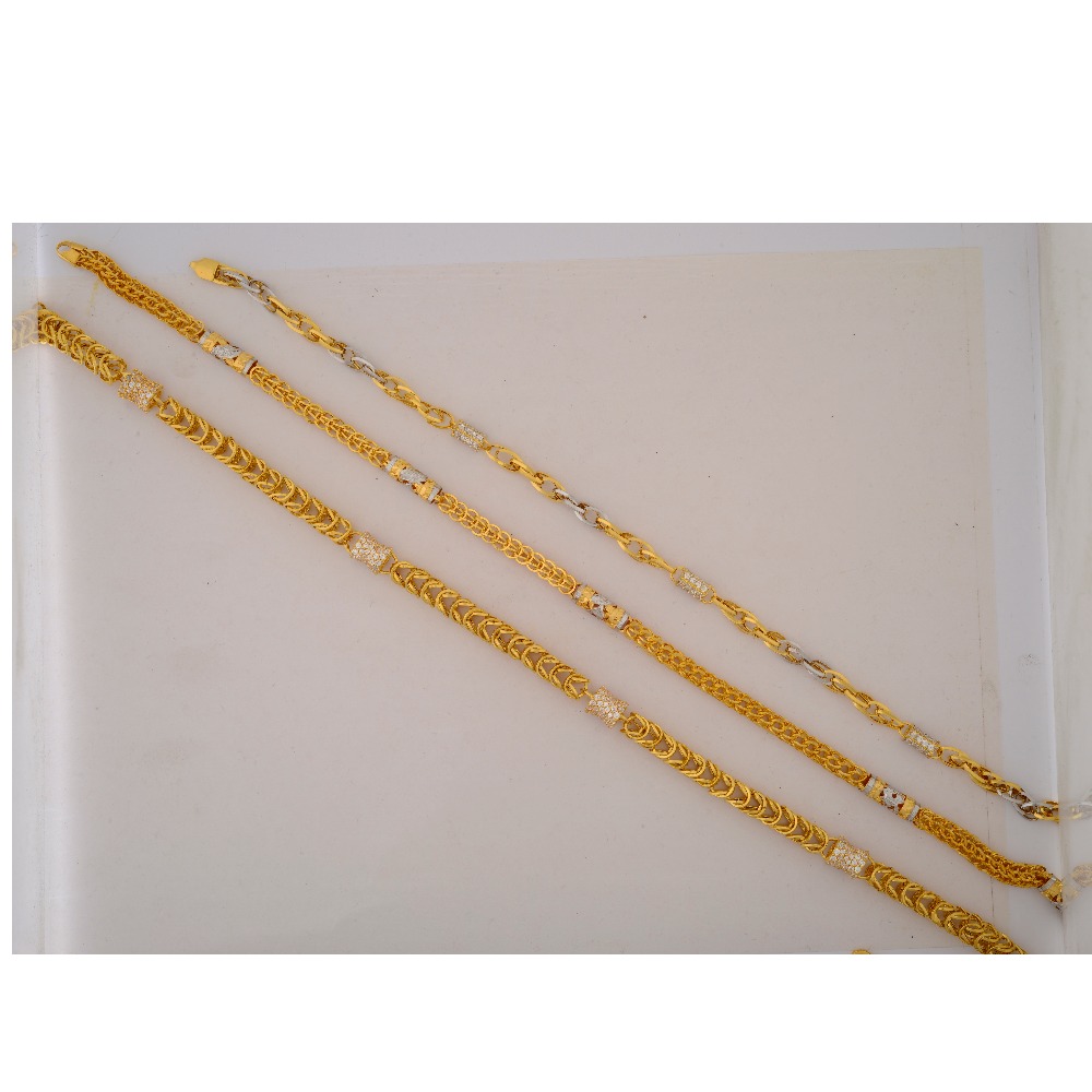 22KT hallmarked fancy indo itally Chain SC-C016