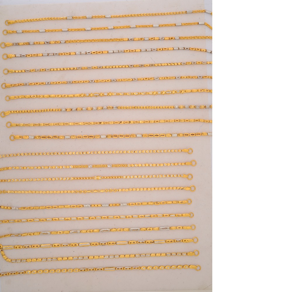 22KT hallmarked fancy handmade Chain SC-C008