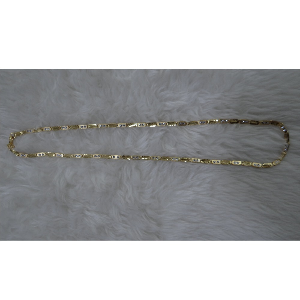 916 Gold Hallmarked Fancy Chain