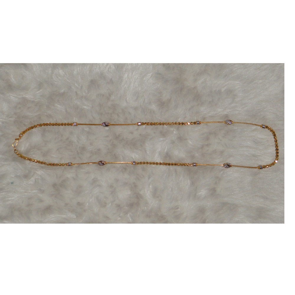 916 Gold Light Weight Delicate Chain
