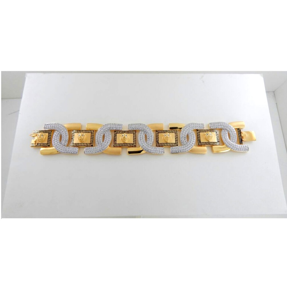 916 Gold Designer Gents Bracelet