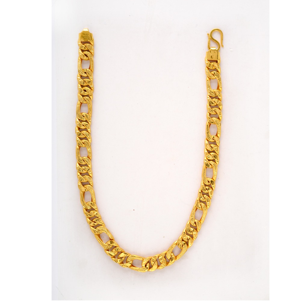 22KT Gold Fancy Hollow Chain