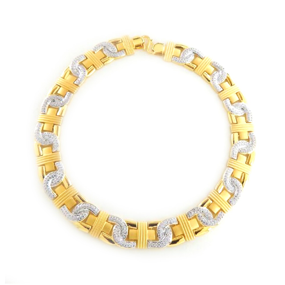 916 Gold Casting Gents Bracelet