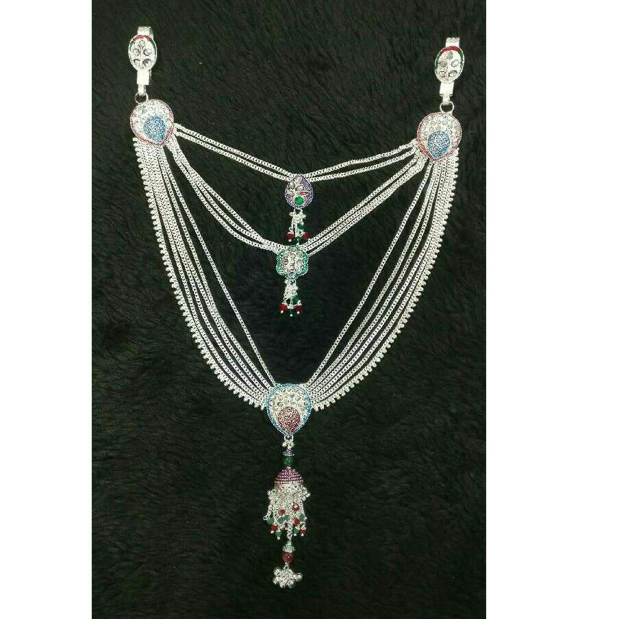 Designer Silver Double Naka Juda