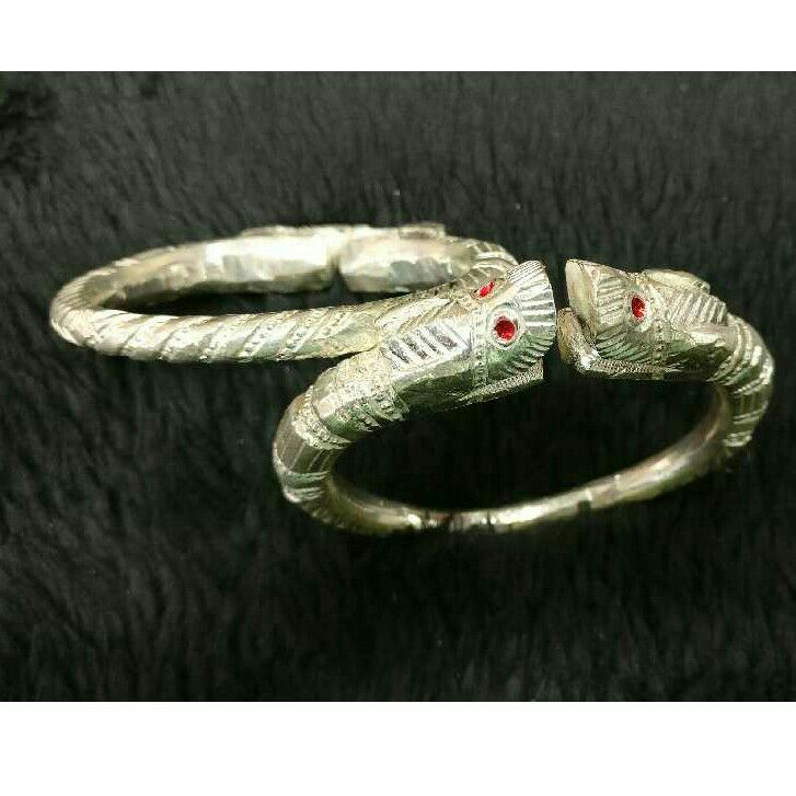 Silver Narmukha Gents Kada