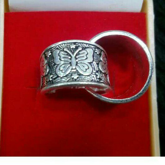 Designer Silver Ladies Oxidized Vedh