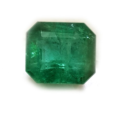 7.40ct cushion natural green emerald panna